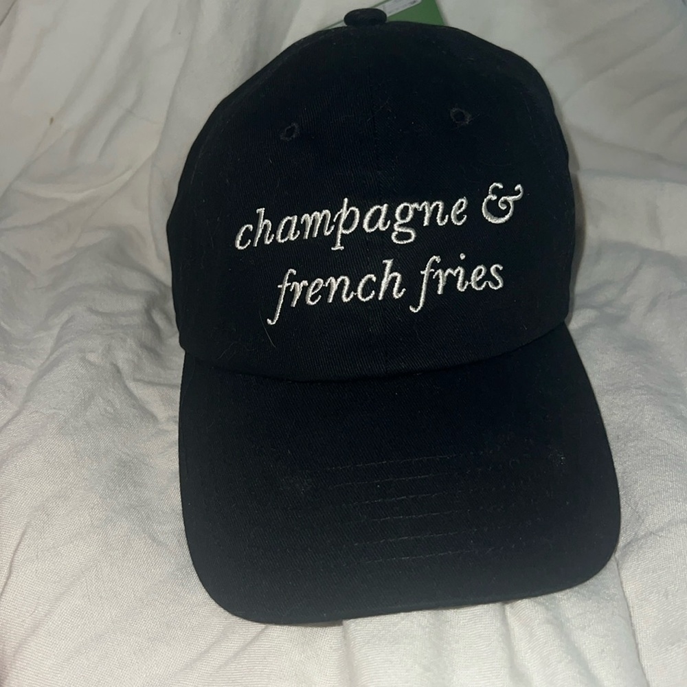 Target x kate spade champagne & French fries hat